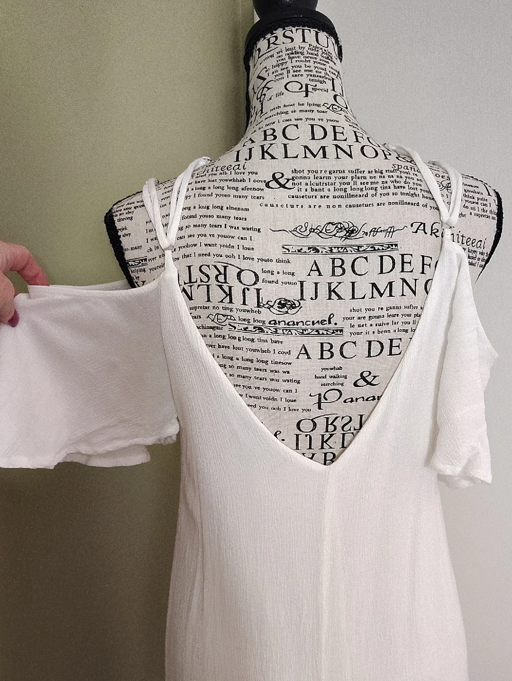 Lulus Afterglow White Strappy Cold Shoulder Mini Shift Dress‎ Large